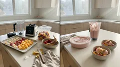 Blender fruit ice cream with no added sugar you can make in minutes