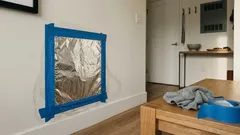 Try this aluminum foil test to find out why your wall is damp